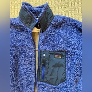 Patagonia Blue Retro Sherpa Fleece Jacket